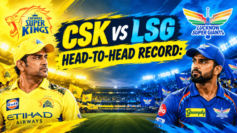 CSK vs LSG Head-to-Head Record