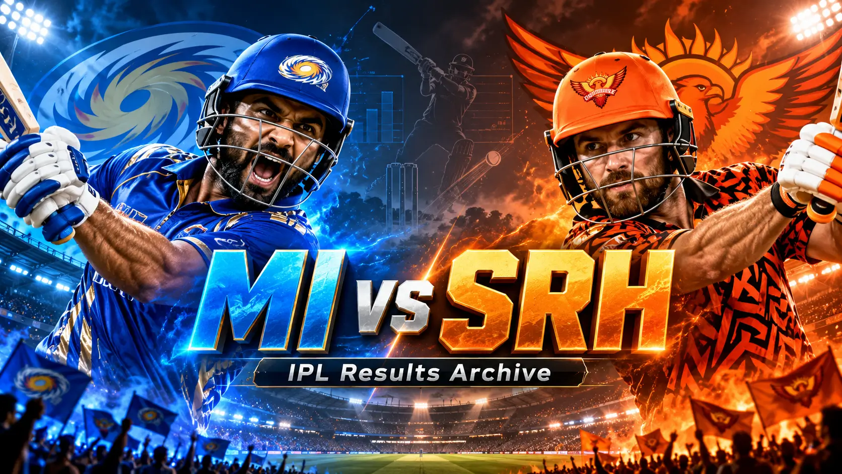 MI vs SRH All Match Scorecards: Complete IPL Results Archive