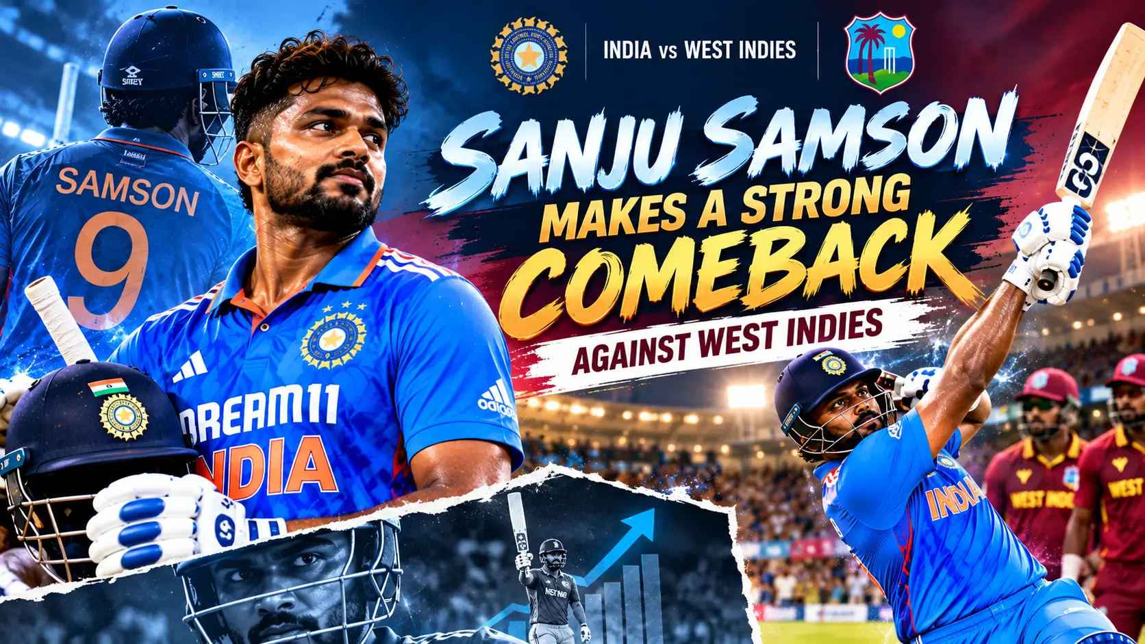 Sanju Samson vs West Indies 2026