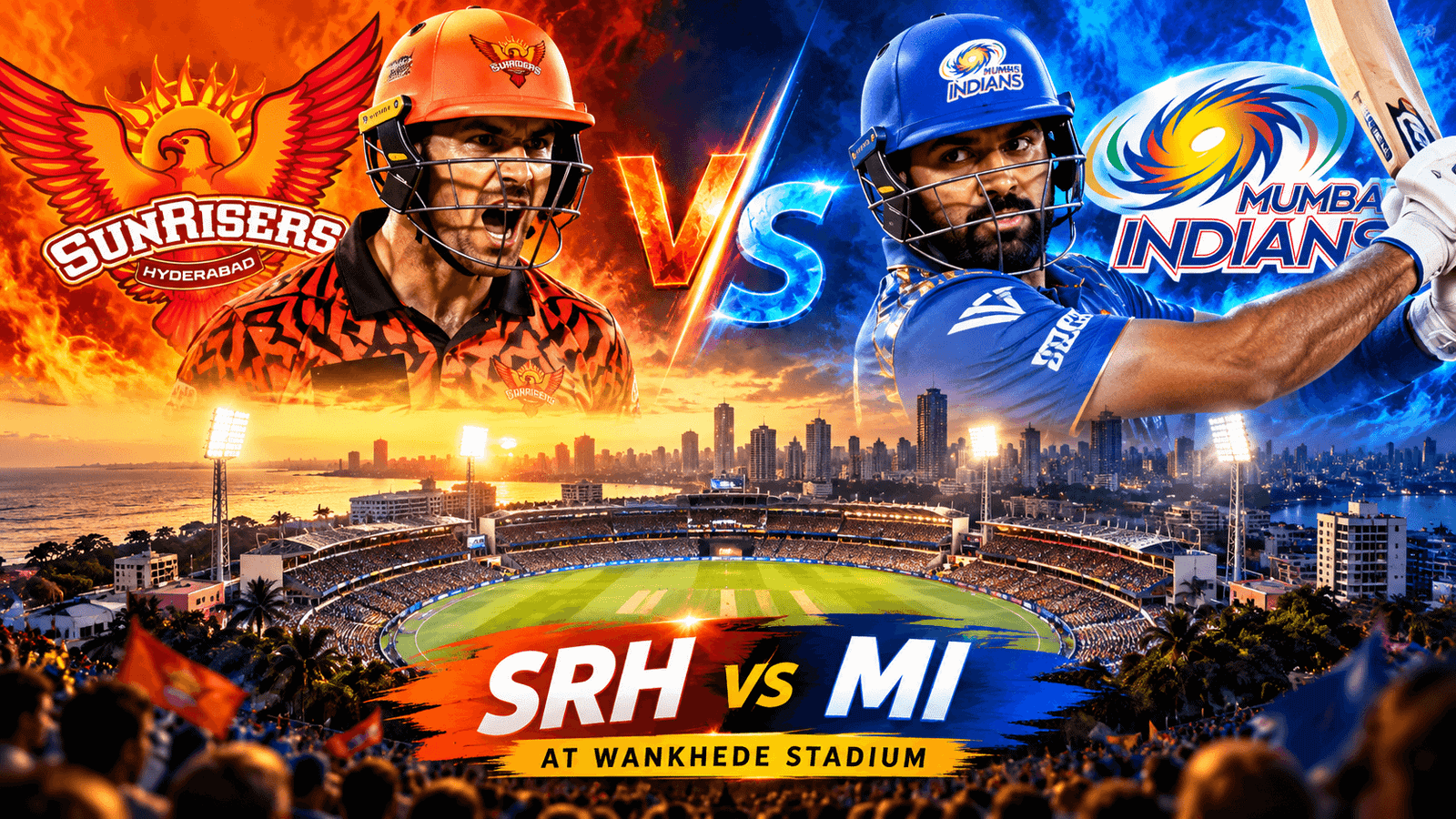 SRH vs MI at Wankhede Stadium: Results, Records & Stats