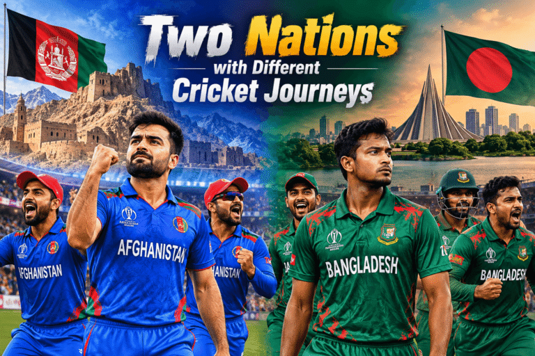 Two Nations with Different Cricket Journeys